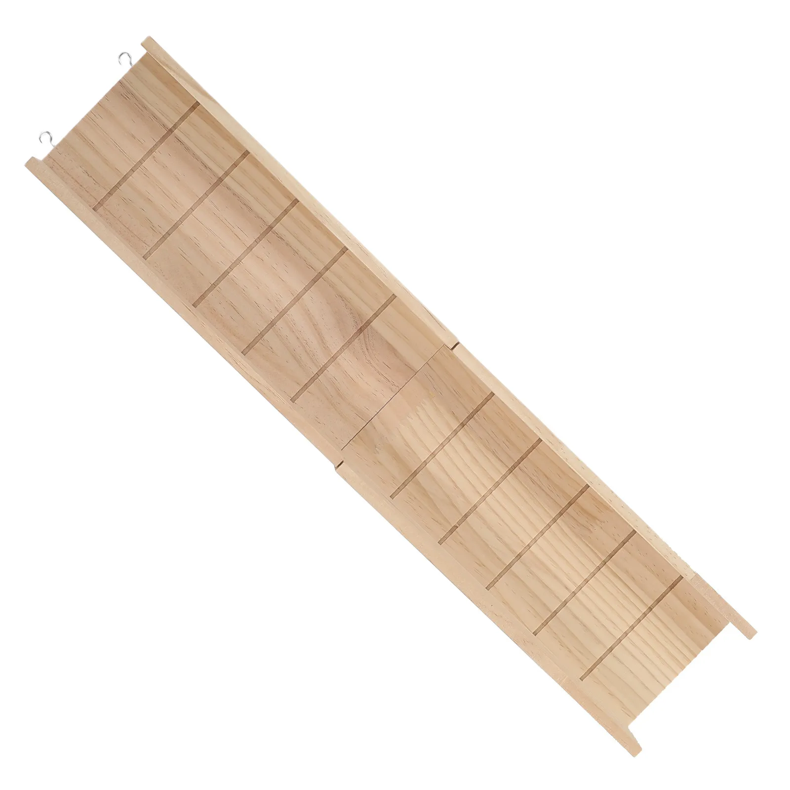 60Cm Wooden Guinea Pig Cage Ramp Bridge Small Pet Exercise Slide Natural Safe Climbing Ladder Hamster Rabbit Rat Habitat