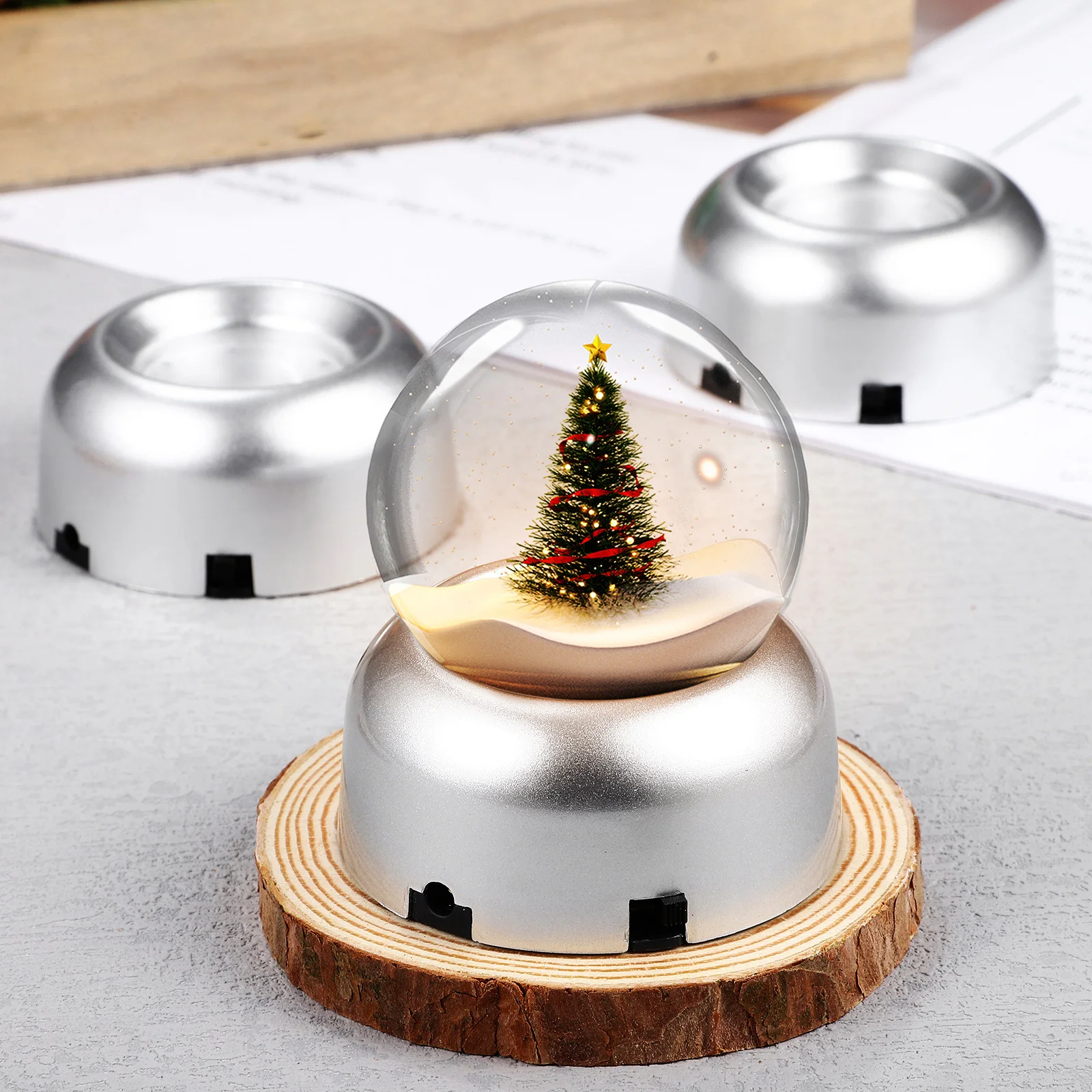 

4Pcs Colorful LED Display Base for Crystal Jewelry Transparent Objects Multi-Functional Light Stand with USB and Option