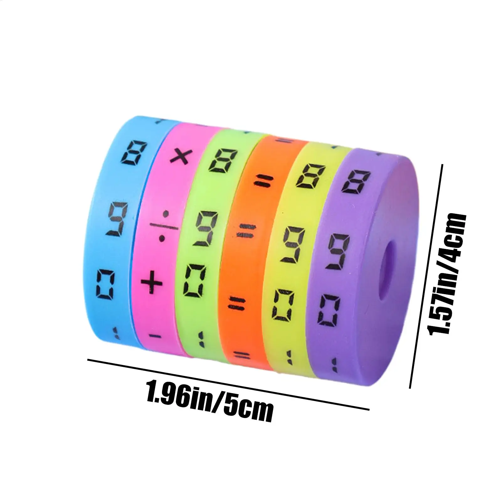 ของเล่นคณิตศาสตร์ทรงกระบอกมหัศจรรย์แบบมอนเตสซอรี่ ลูกบาศก์ตัวเลข ของเล่นฝึกคณิตศาสตร์สำหรับเด็ก เกมนับเลข ปริศนาเสริมพัฒนาการเรียนรู้สำหรับเด็ก