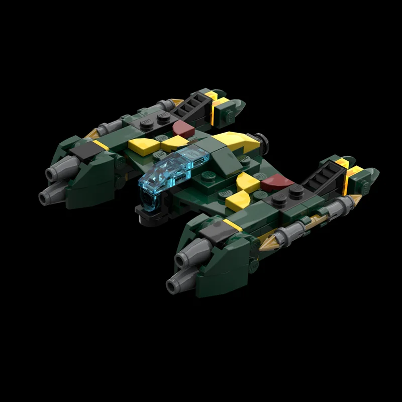 328 قطعة MOC المارقة فئة Magnaguard Starfighter 1 نموذج اللبنات لعبة تجميع لتقوم بها بنفسك هدايا عيد الميلاد فكرة الطوب الاطفال عيد ميلاد #4