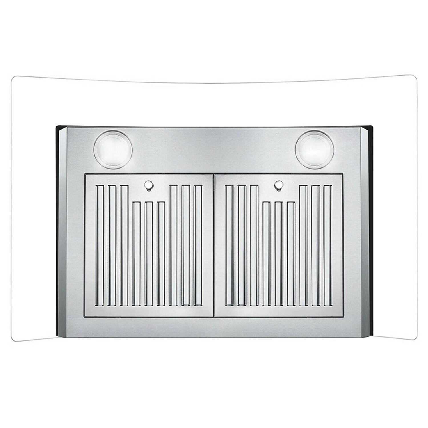 Tieasy 30 inci 700 CFM kaca tombol sentuh dengan lampu Led baja nirkarat KitchenRange Hood Hood