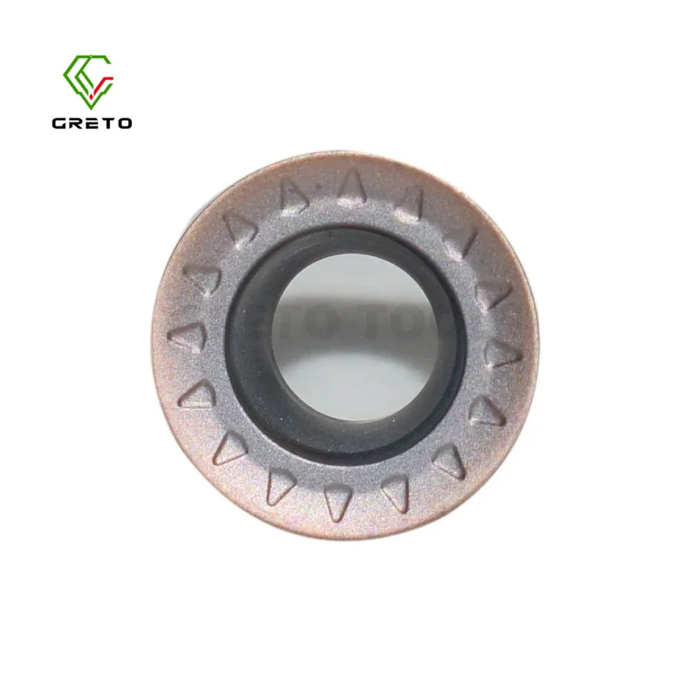 

GRETO RPMT10T3MOE-JS GT4202 GT4204 режущие пластины из цементированного карбида металлические фрезерные инструменты RPMT 10T3 MOE-JS