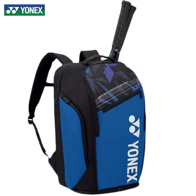 Yonex-Bolsa Multifuncional de Esportes com Compartimento de Sapato, Mochila Badminton, Detém Até 3 Raquetes Raquetes, Genuíno, 2022