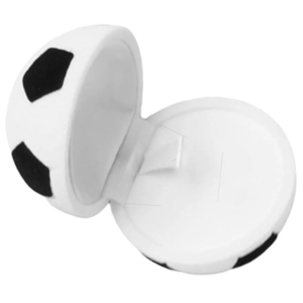 

Football Shaped Box for Wedding Engagement Gifts Compact Ring Boxes Jewelry Storage Boxes Small Ring Case Holder