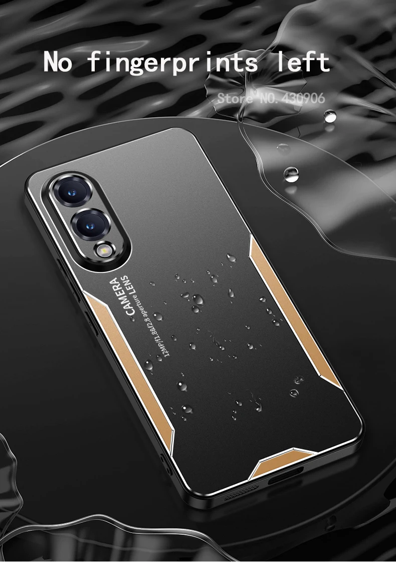 Für Samsung Galaxy S25 Edge Hülle Metall Aluminium Objektivschutz Mattiert Fingerabdruck-Resistent Metall+TPU Abdeckung Für Samsung S25 Edge – Detail 8