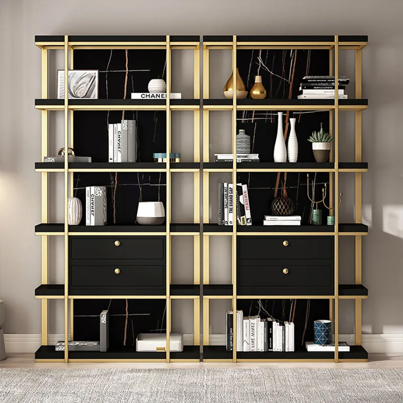 Mainstays Bookcases Living Room Organizer Bedroom Minimalist Book Shelve Nordic Metal Libreria Estanteria Room Furniture