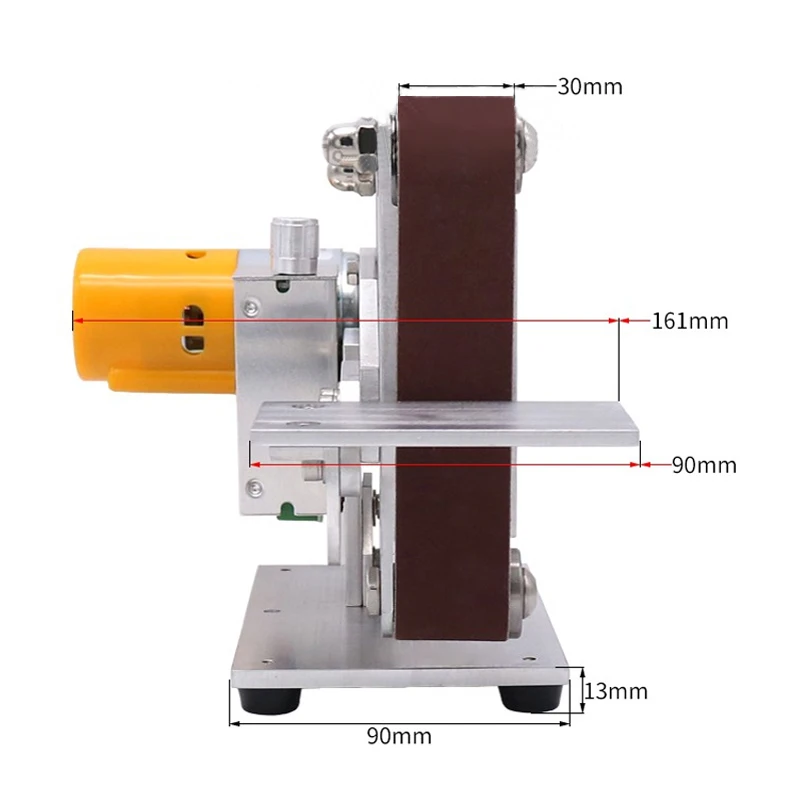 Multifunction Abrasive Belt Machine Speed Regulation Angle Adjustment Small Knife Grinder Cutting Edge Fixed Angle Grinding