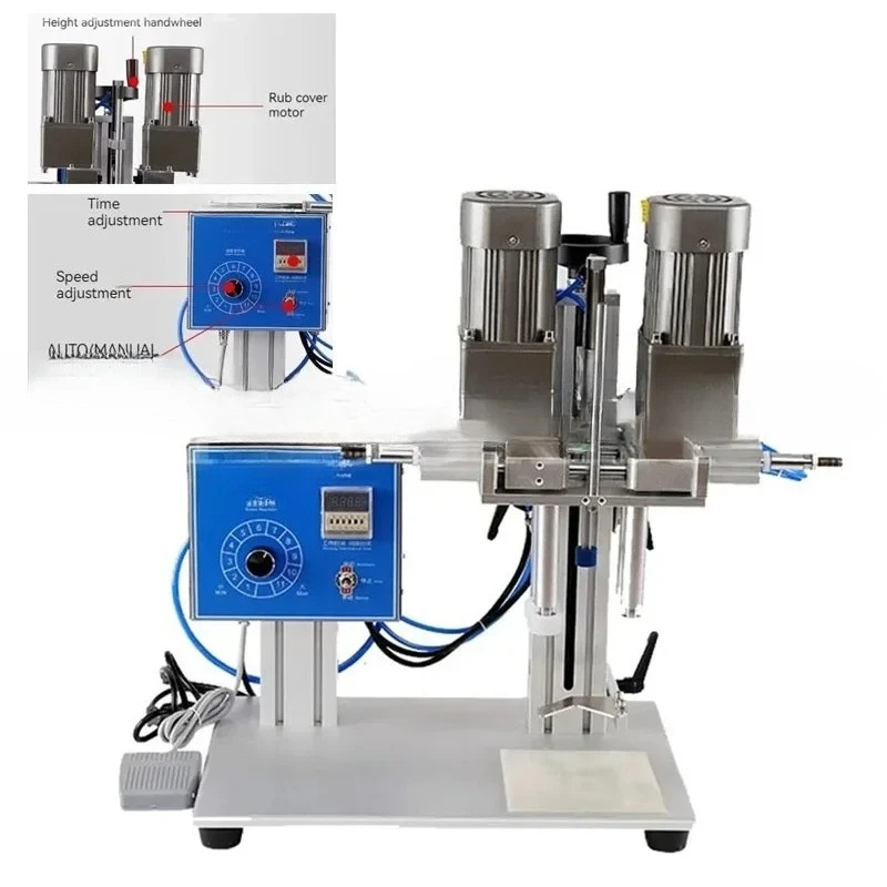 

Automatic Twist Cap Sealer Machine 120W Desktop Capper for Dropper Spout Pouch Plastic Glass Bottle Trigger Industrial Packaging