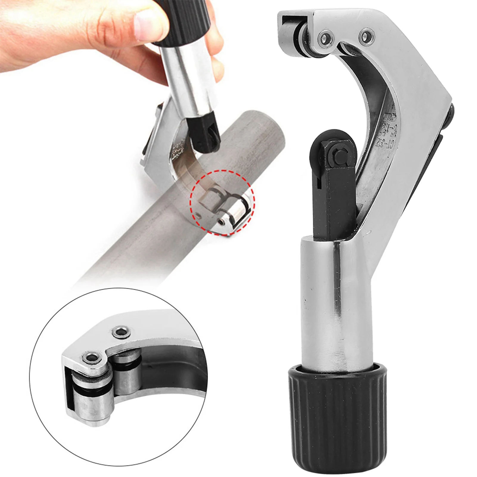 Bicycle Fork Cutter, Mountain Bike Steerer Tube Cutter, 6-42mm OD Steel Bike Accessory, Easy Cutting Tool for Fork, Handlebar, S