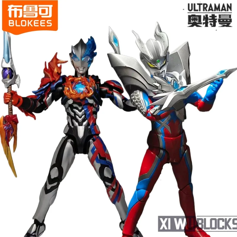 

BLOKEES Ultraman Building Block Man Ultraman Blazar Fadoran Armor Assembled Model Movable Toy Collection Ornaments Gifts