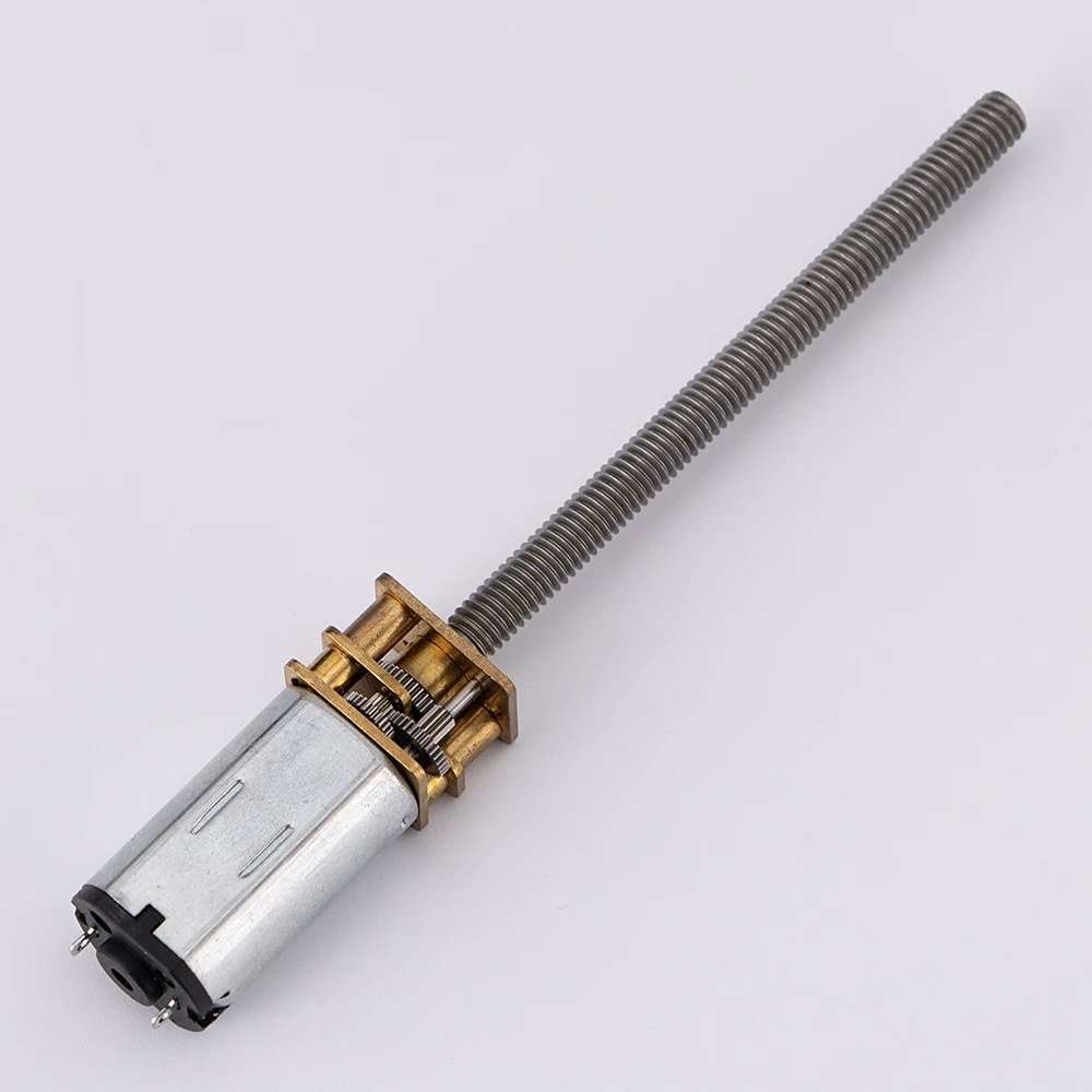 

12GF-N20 Редукторный двигатель Микро Маленький двигатель Низкоскоростной двигатель M4 * 55 мм Удлиненный винт Металлическая шестерня 3 В 6 В 12 В 15-4000 об/мин