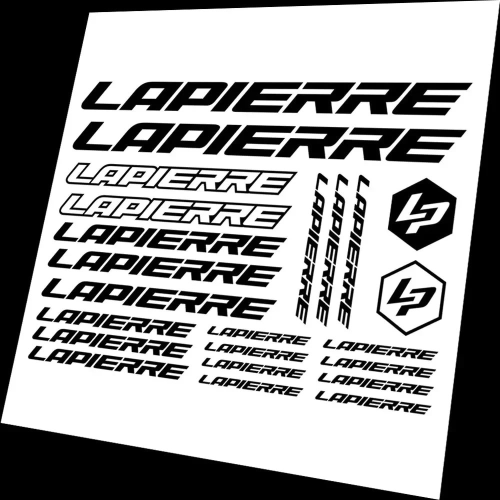 Para Lapierre vinilo bicicleta FrameDecals pegatinas bicicleta de montaña MTB BMX bicicleta ciclismo marco de carretera