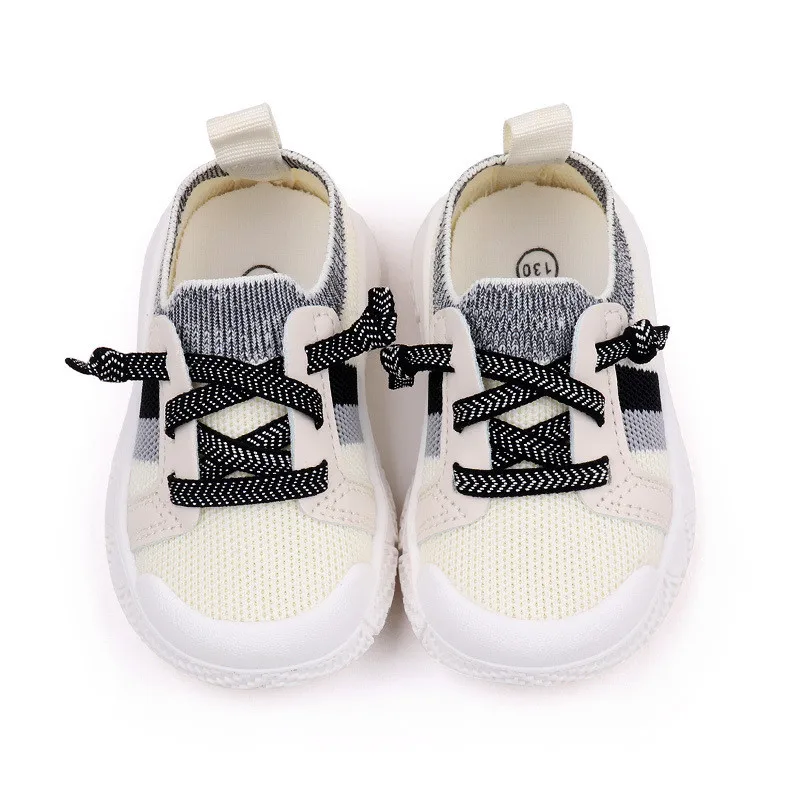 Kids Boys Girls Shoes Sneakers New Baby Soft Rubber Sole Casual First Walkers Infant Breathable Sport Shoes