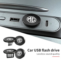 16GB/32GB/64GB Car Logo Mini Metal USB Type-c Flash Drive Memory Stick For Morris Garages MG 3 5 6 7 HS ZS GS Hector TF GT ZR