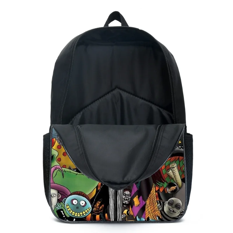 Disney The Nightmare Before Christmas Backpack Anime Figures Jack Skellington Backpacks Cartoon School Bags Xmas Halloween Gifts