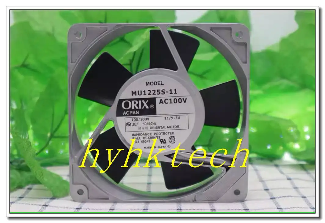 จัดหาพัดลมระบายความร้อนอลูมิเนียม MU1225-11, ทดสอบ 100% ก่อนจัดส่ง