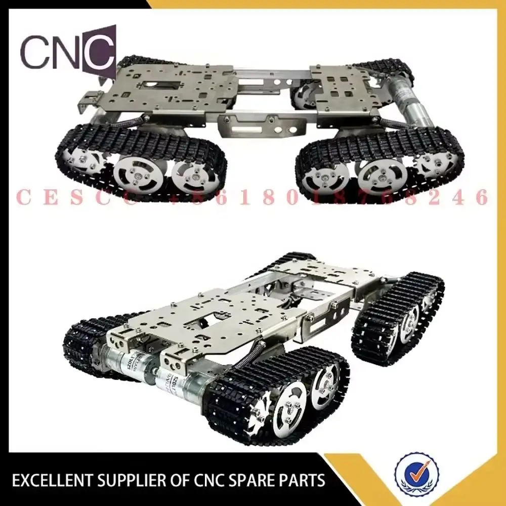 TS800S 4WD crawler tank chassis intelligent car obstacle robot load 12KG + experimental model