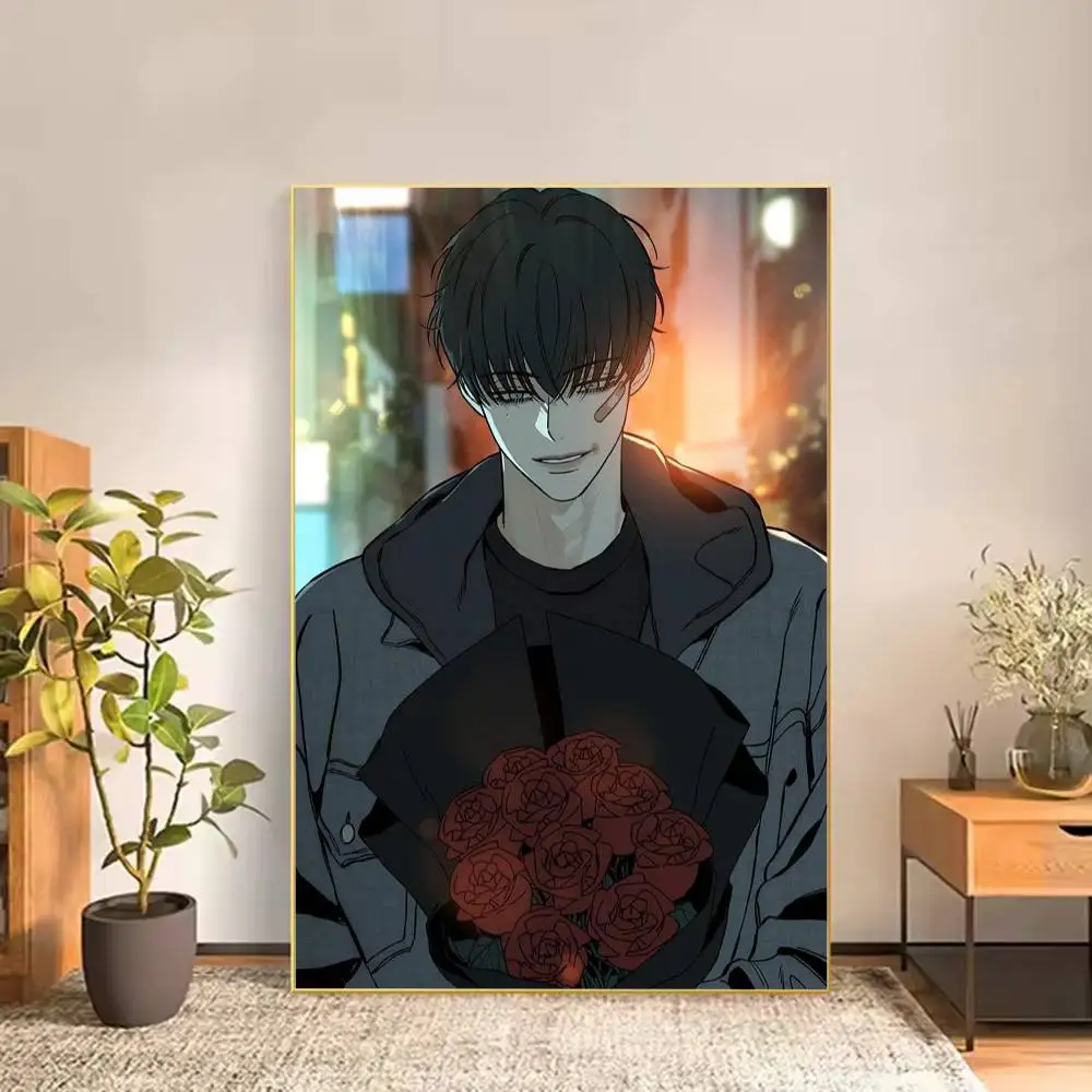 T-Tears On A Withered Flower Poster Versatile HD Waterproof Wall Art Self-Adhesive Decor for Any Space Ideal Gift