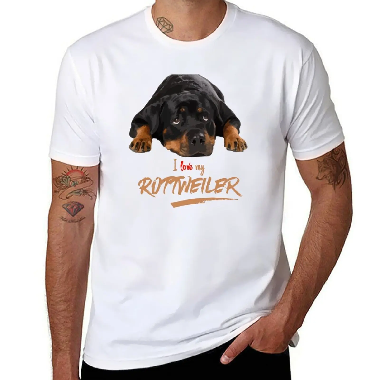 

I Just Love My Rottweiler! Especially for Rottweiler Dog Lovers! T-Shirt t shirts for man graphic tees T-Shirt