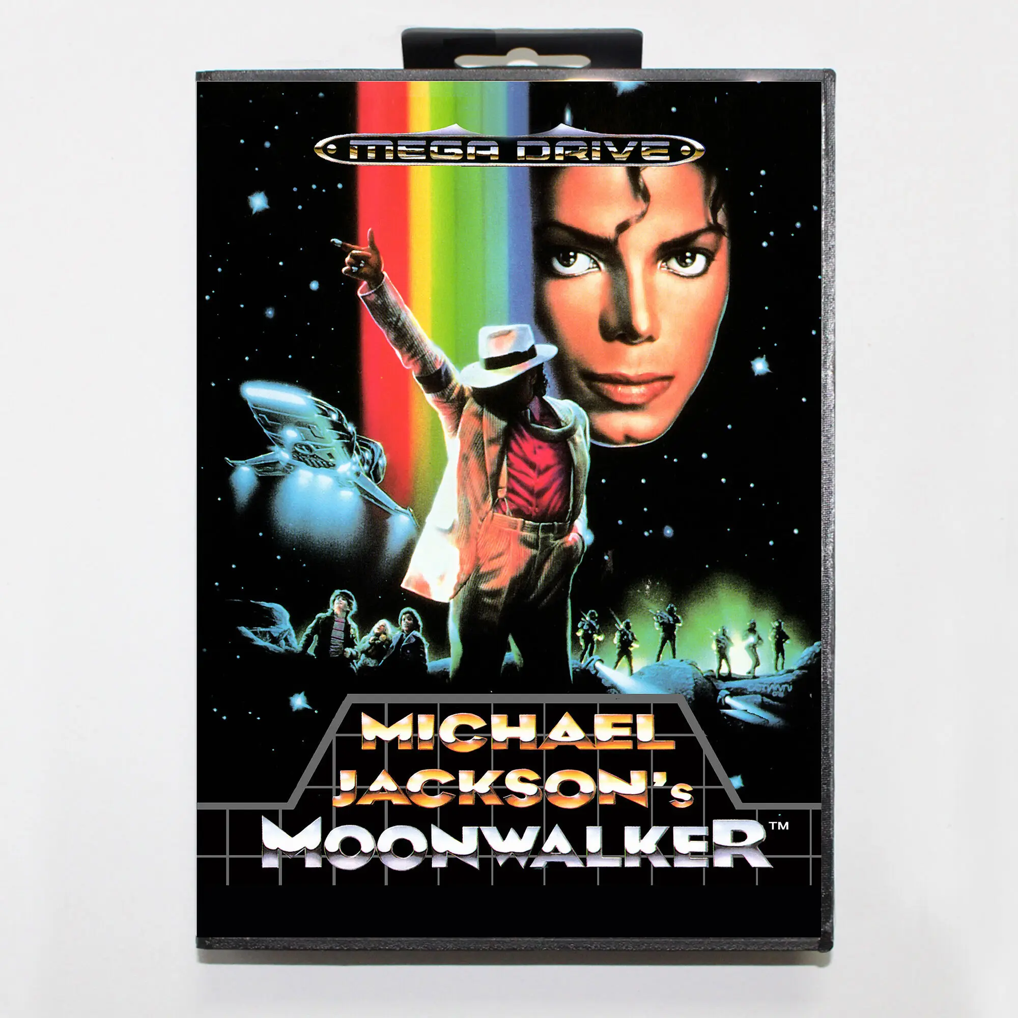 Moon Walker MD Game Card with EUR Box for 16 Bit Sega Megadrive Genesis system