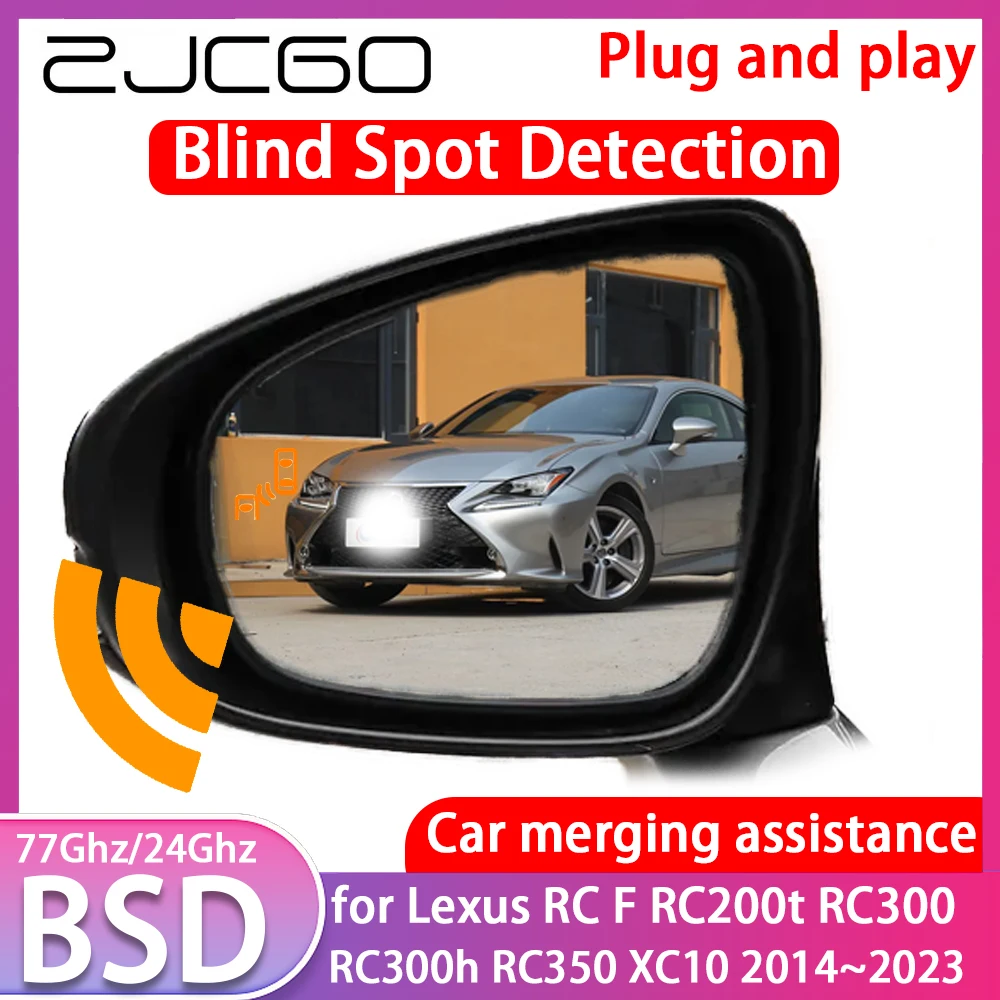 for Lexus RC F RC200t RC300 RC300h RC350 XC10 Blind Spot Detection Car BSD BSA BSM System Driving Warning Radar Alert Mirror