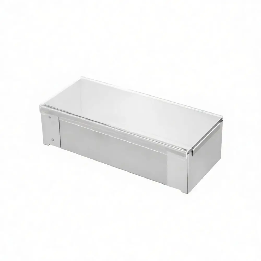 High Quality Stainless Steel Tiramisu Mold Rectangular Baking Tray Adjustable Cake Box With Spatula Tool For Dessert Making Base