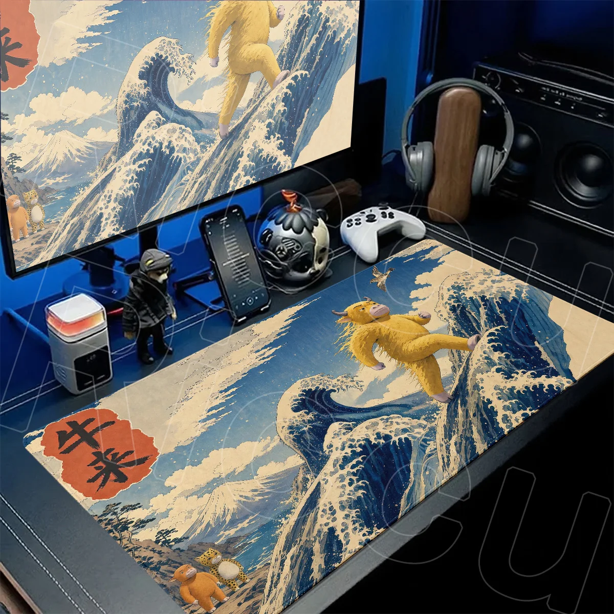 2026 Beliebtes Lustiges Film-Mauspad Niu Lai, Büro-Desktop-Matte XXL, PC-Gamer-Tastatur-Schrank-Mauspad, Gummi-Teppich – Detail 6