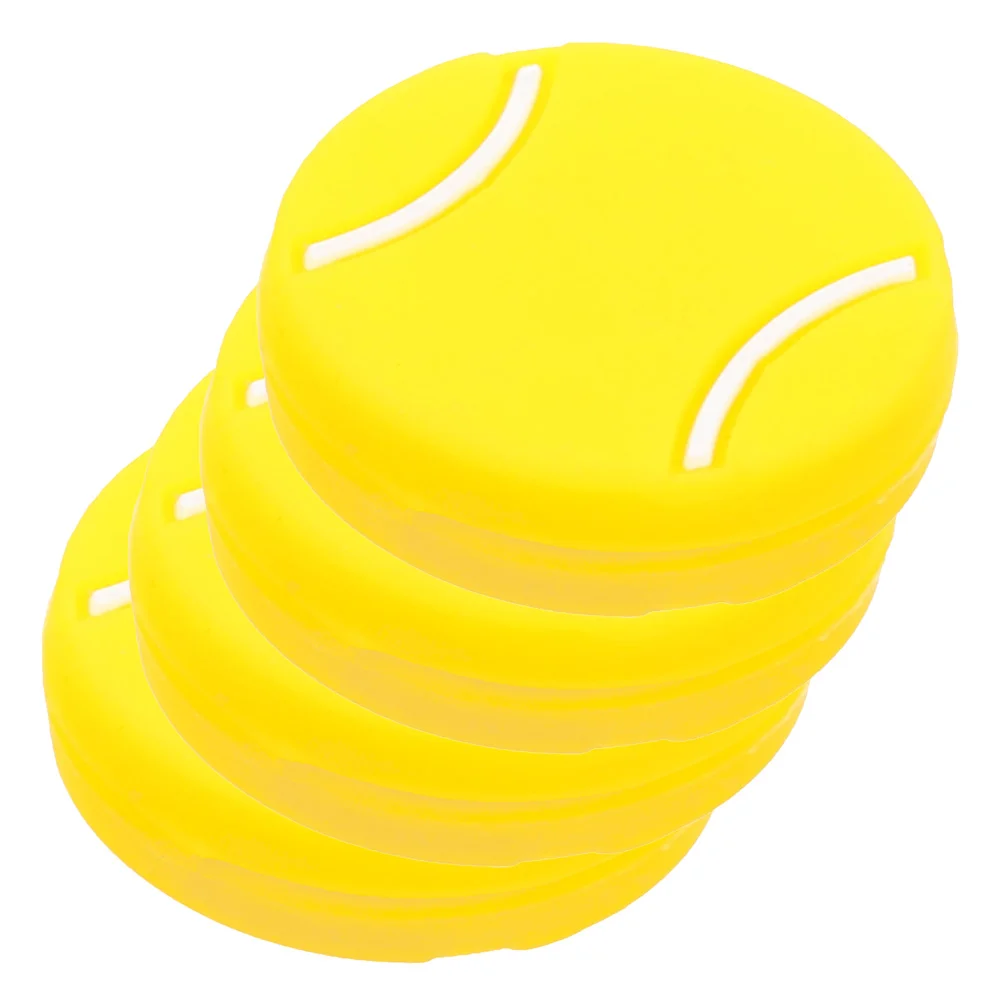 

4 Pcs Tennis Racket Shock Absorber Dampeners Silicone Balls Lightweight Portable Tennis Accessories Unique Gift Option