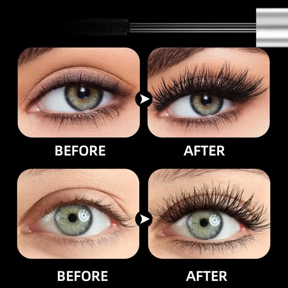 Natural Mascara for Long Eyelashes Slender Mascara for A Natural Look Waterproof Mascara for Big Eyes Long-lasting Thick Curling