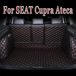 Car Rear Trunk Mats For SEAT Cupra Ateca KH7 2016~2023 5seat Waterproof Cargo Tray Trunk Carpet Tapis De Voiture Car Accessories