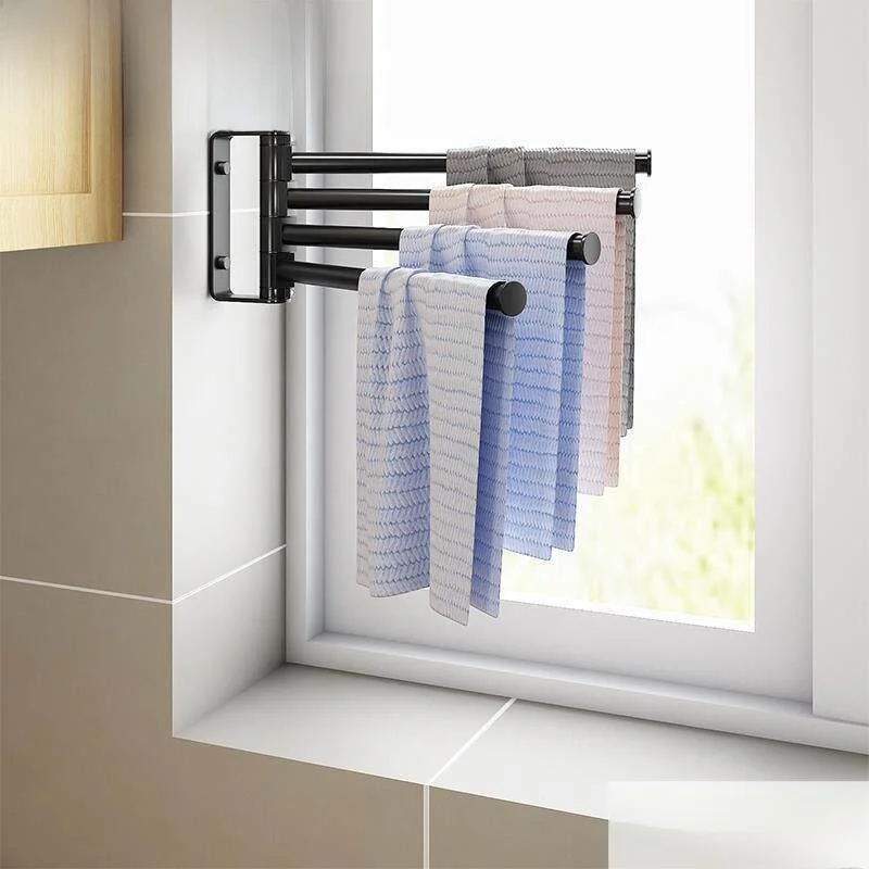 portasciugamani-da-cucina-a-parete-senza-foratura-pieghevole-multifunzione-con-drenaggio-dell'acqua-stile-nordico