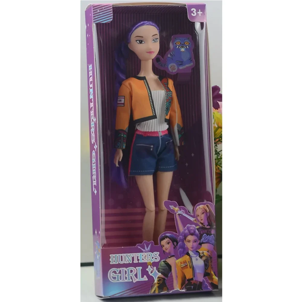 ฟิกเกอร์ไวนิล Kpop Demon Hunters ขนาด 11.8 นิ้ว ของสะสมใหม่ K-POP Demon Slayer ตุ๊กตาจิ๋ว Lumimila Zoey ของตกแต่งโต๊ะทำงาน ของขวัญ