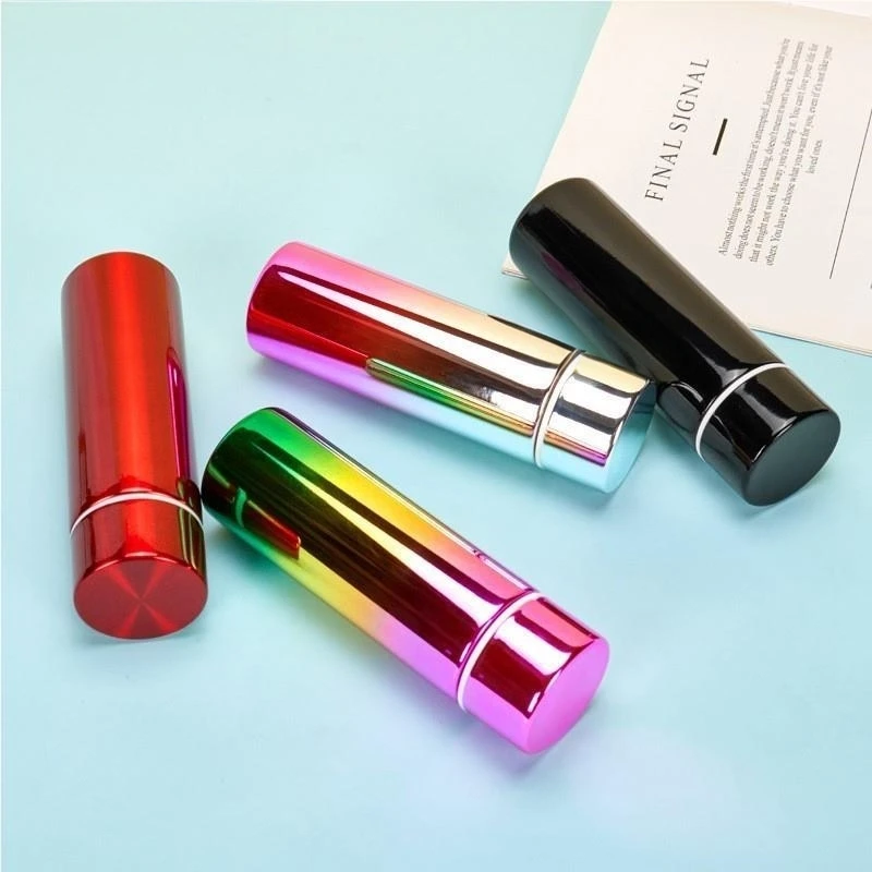  Portable Stainless Steel Insulated Water Bottle Lipstick Cup Small Capacity Gift Cup for Women Travel Cup with Handle