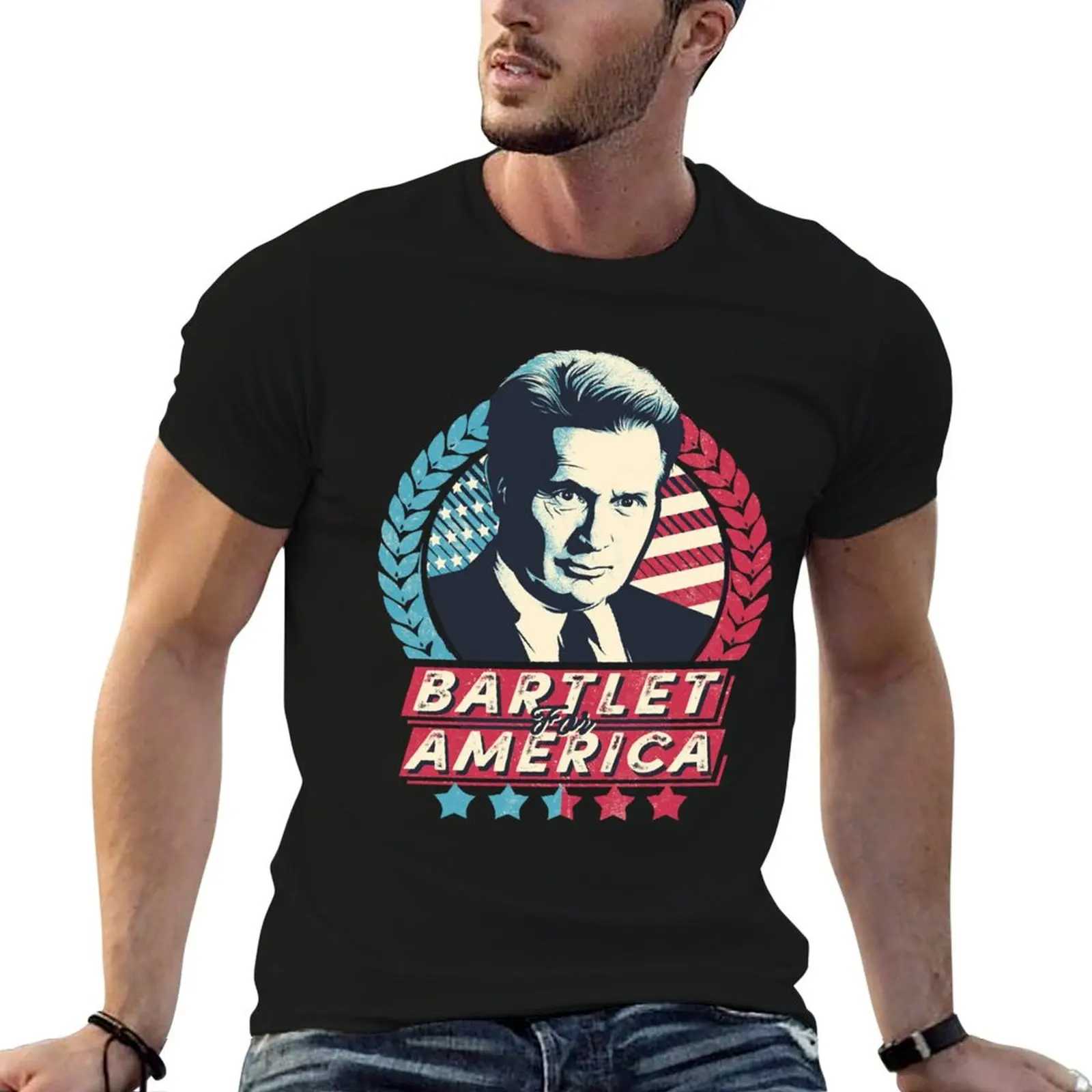 Gift Idea Bartlet For America Let Be Inspired Graphic Tee T-Shirt anime t shirts aesthetic clothes mens cotton t shirts