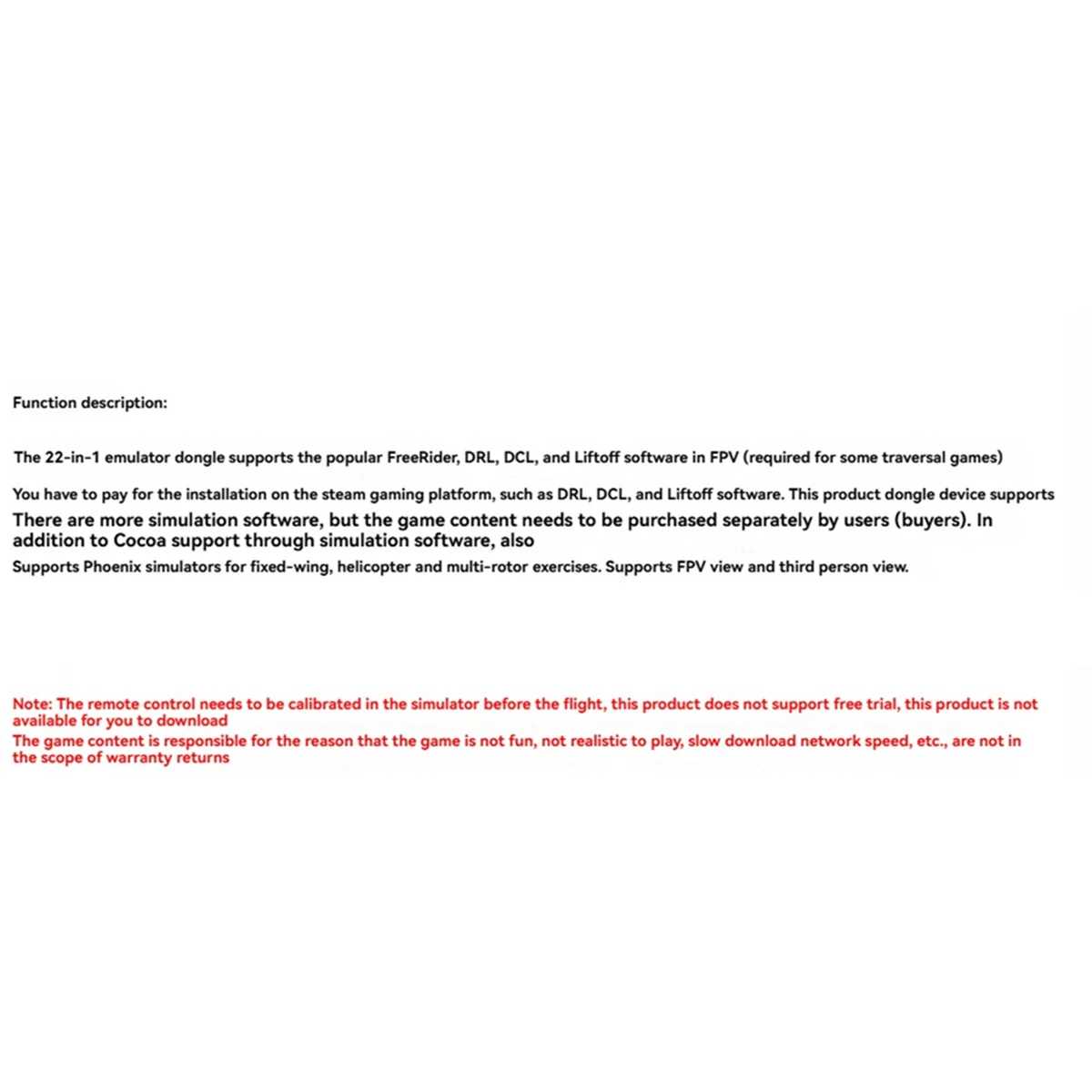 ABJZ 22 في 1 RC USB محاكي الطيران دونغل تدريب الطيران دونغل مع كابل ل G7 XTR فينيكس محاكي FPV سباق الطائرة بدون طيار