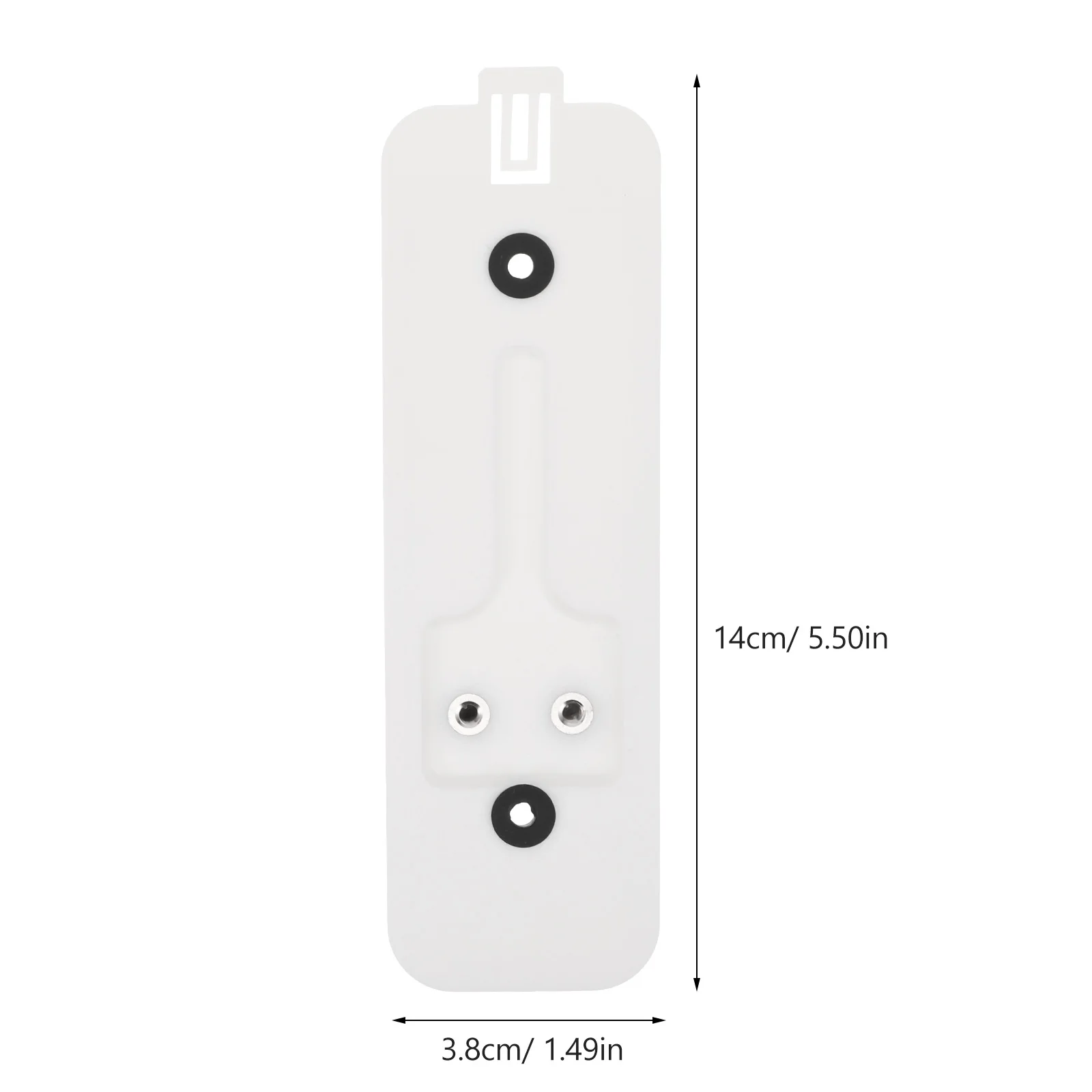 مجموعتان من اللوحة الخلفية لجرس الباب، دعامة بلاستيكية لجرس باب يتضمن شاشة عرض فيديو، سهلة الإعداد، أداء طويل الأمد