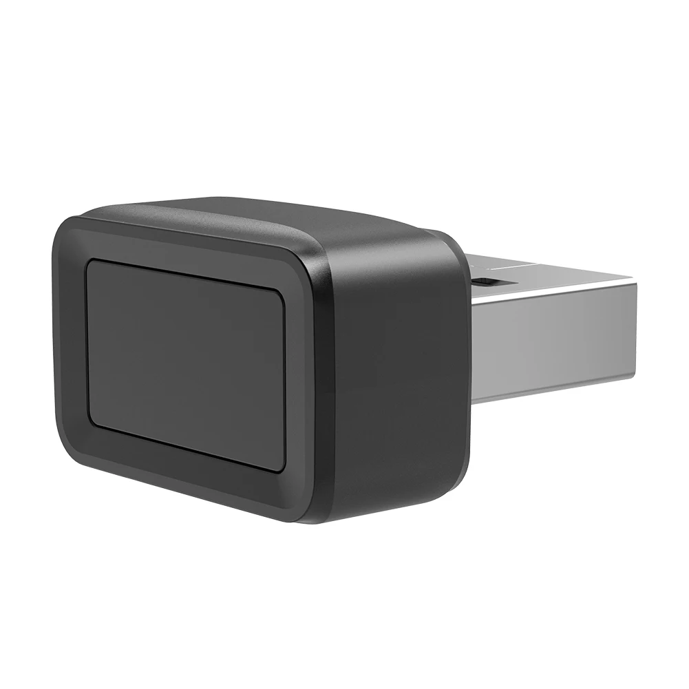 USB Fingerprint Key Reader 360° Touch Biometric Mini Security Key Dongle Windows Hello Mini Fingerprint Reader for PC Or Laptop