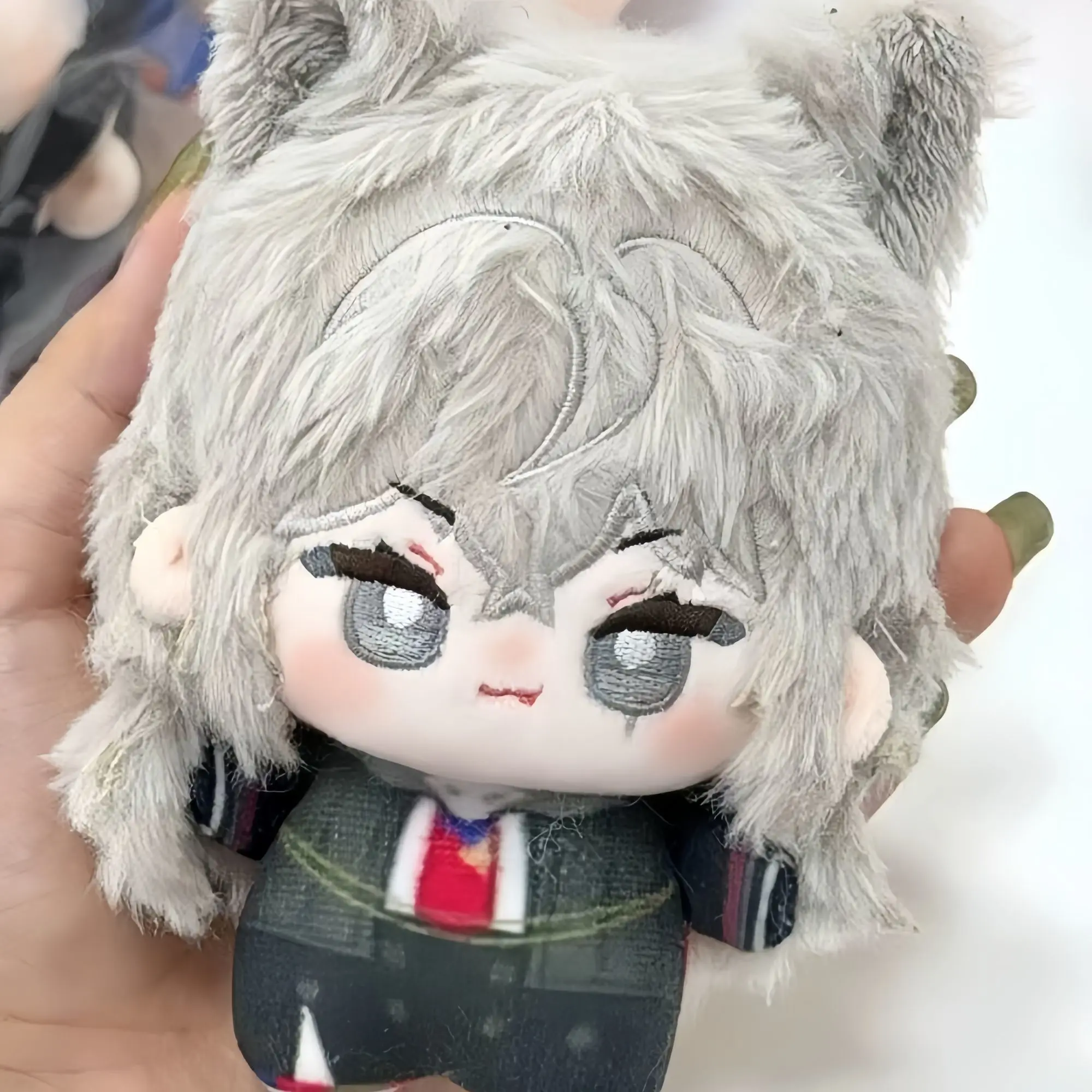 

10cm Game Arknights Lappland the Decadenza Plushie Dolls Anime Cosplay Plush Doll Toys Pendants Keychain Birthday Xmas Gifts