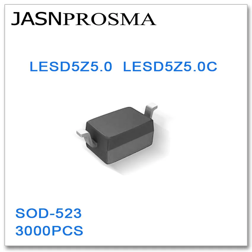 JASNPROSMA SOD523 3000PCS LESD5Z5.0T1G LESD5Z5.0CT1G LESD5Z5.0 LESD5Z5.0C 5V Uni Bi Direction Made in China ESD 0805