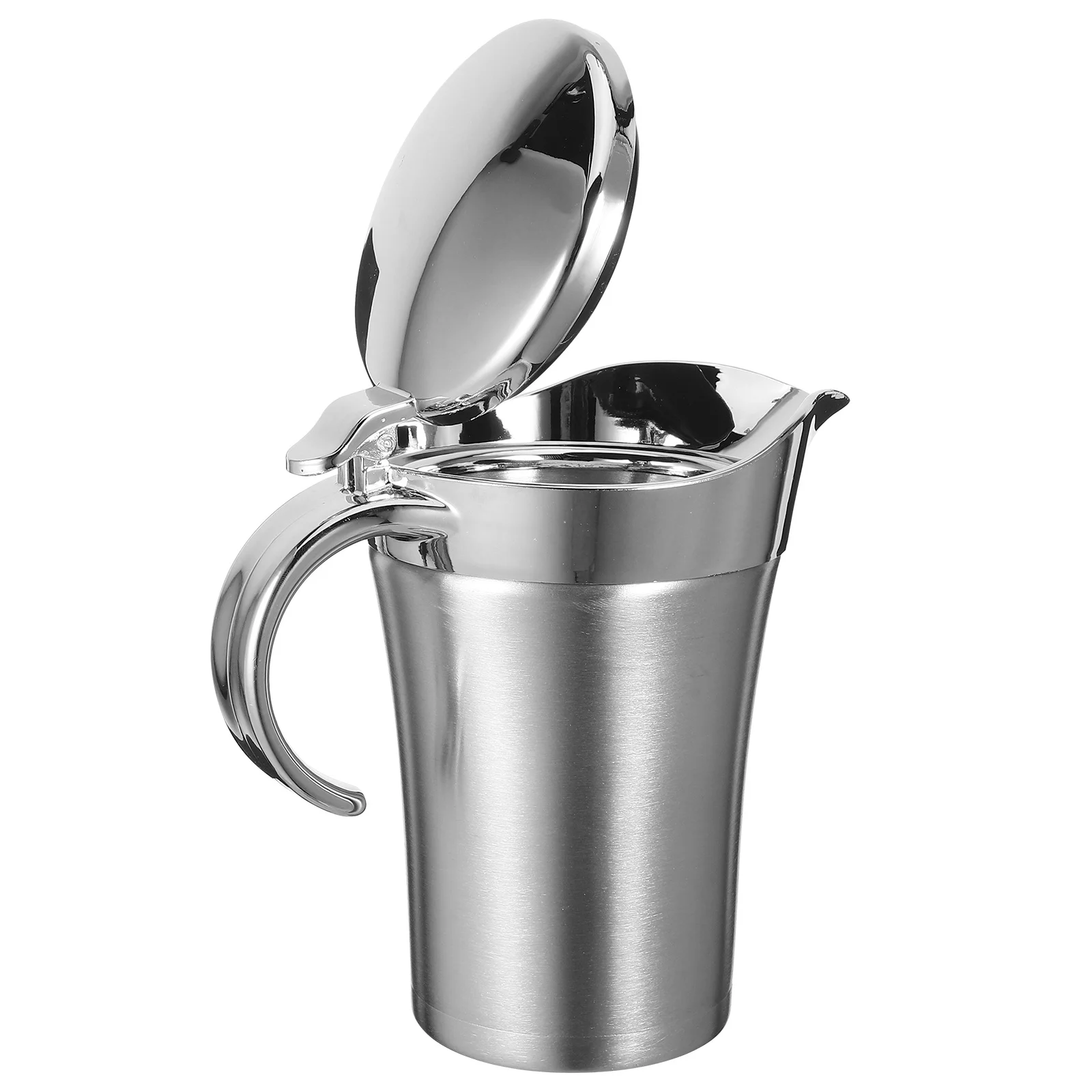 

Double Insulated Stainless Steel Gravy Boat Thermal Sauce Jug 750ml Serving Steak Sauce for Restaurant Home Insulated Gravy Boat