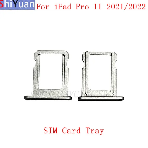 SIM 카드 트레이 메모리 카드 부품, SIM 카드 슬롯 거치대, iPad Pro 11 2021 2022 교체 부품 