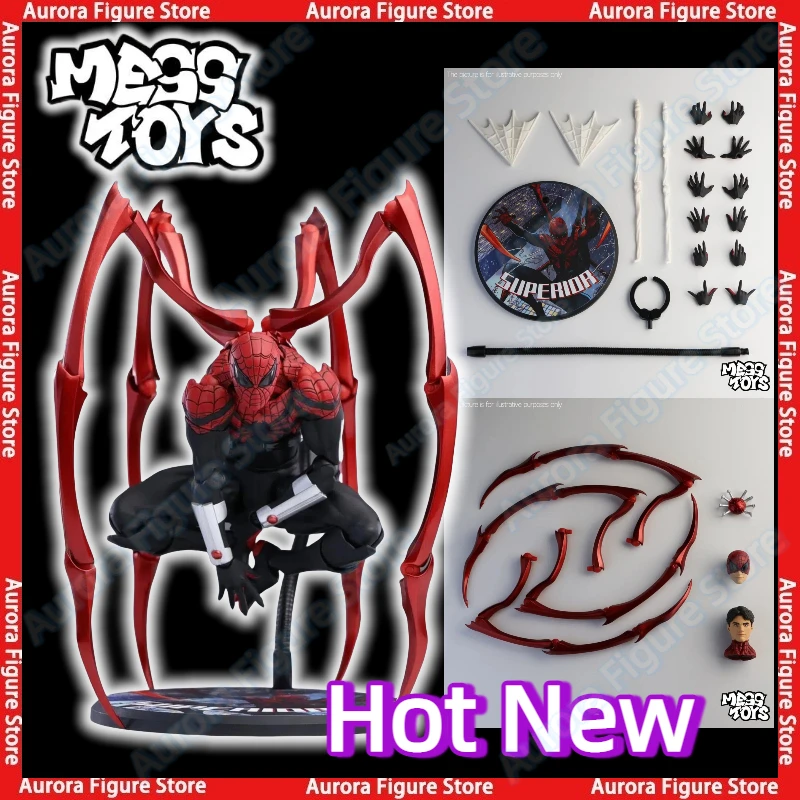 

【Горячая новинка】Масса-игрушки Улучшенный Человек-Паук Доктор Осьминог Питер Паркер Messtoys Человек-Паук Сосед Аниме Фигурка Подарки Игрушки