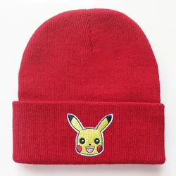 Personaggi Anime Pokemon Pikachu Go cappello in maglia regolabile Hip Hop Boy Girl Hat autunno inverno cappello per bambini giocattolo di natale regalo di compleanno