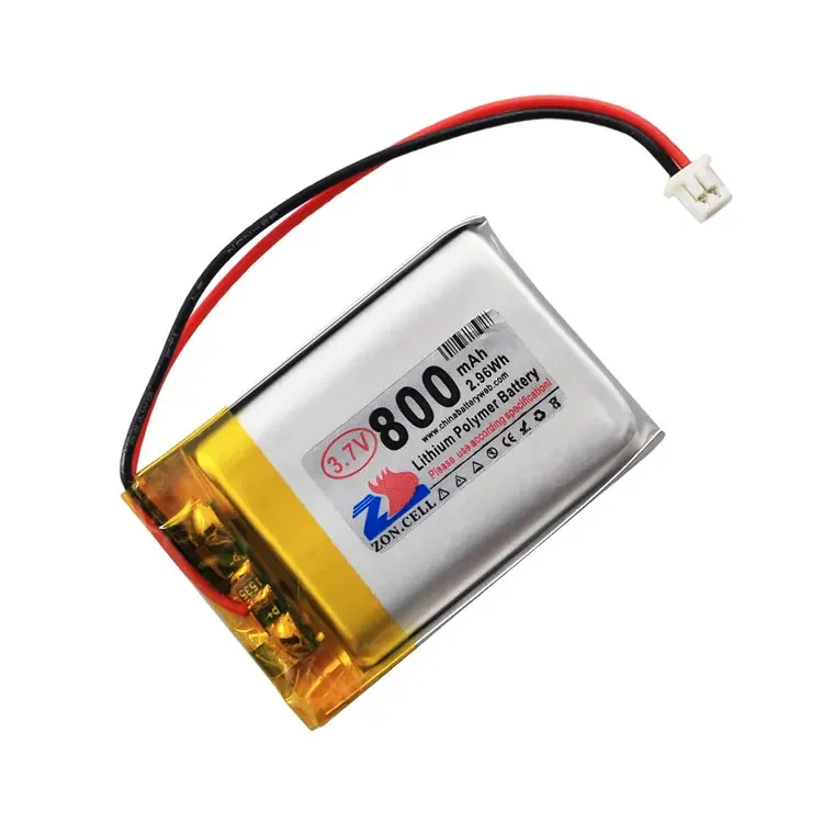 NewIn 800mAh 602535 652535 3.7V Lithium Polymer Battery, Bluetooth Wireless Speaker Learning Machine Rechargeable Li-ion CellA G