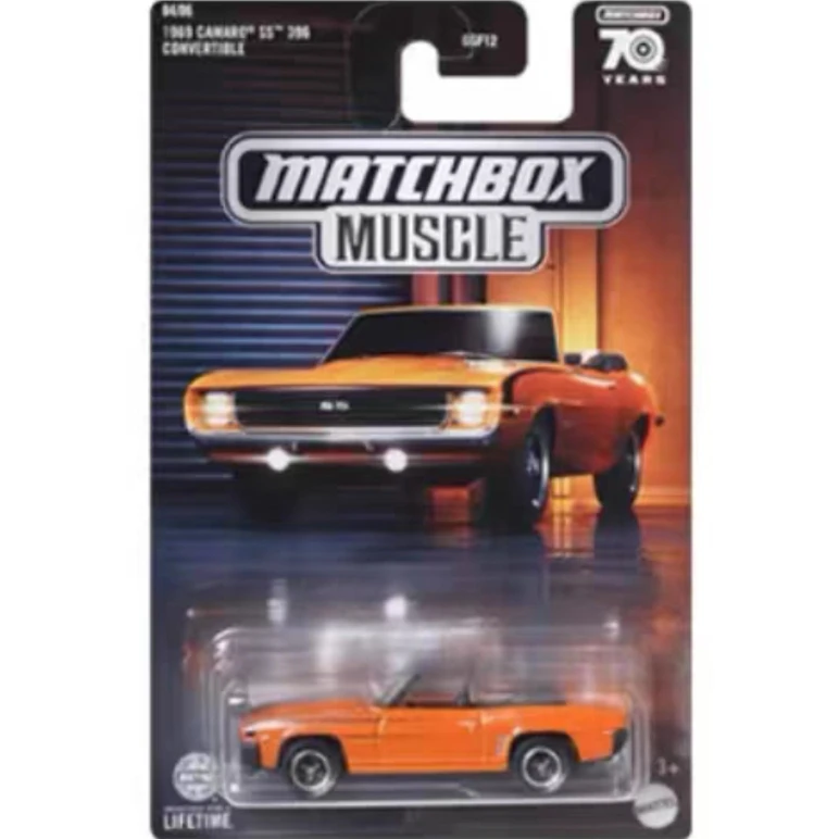 Matchbox GGF12 1:64 Muscle Car Ford Mustang Dodge Charger c8 Plymouth barracuda Collection diecast alloy car model display gift