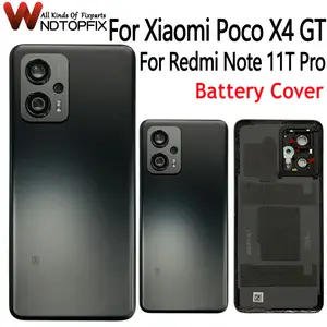 Bilashmart High Quality 6.6“Xiaomi Poco X4 GT Battery Cover Door Rear Housing Cover Replacement Redmi Note 11T Pro Plus Back Cover