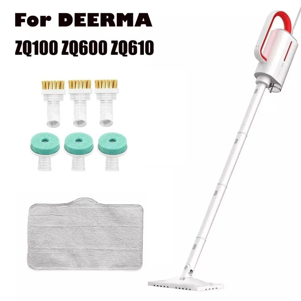 For Deerma DEM ZQ100 ZQ600 ZQ610 Mop Cleaning Pads Handhold Steam Vacuum Cleaner Mop Cloth Rag Replacement Accessories