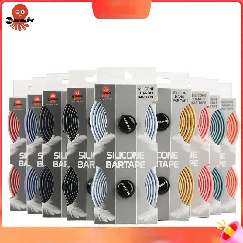 

SEER Лента на руль шоссейного велосипеда Велосипедная изогнутая лента для захвата Противоскользящая грязеотталкивающая дышащая лента Аксессуары для велоспорта