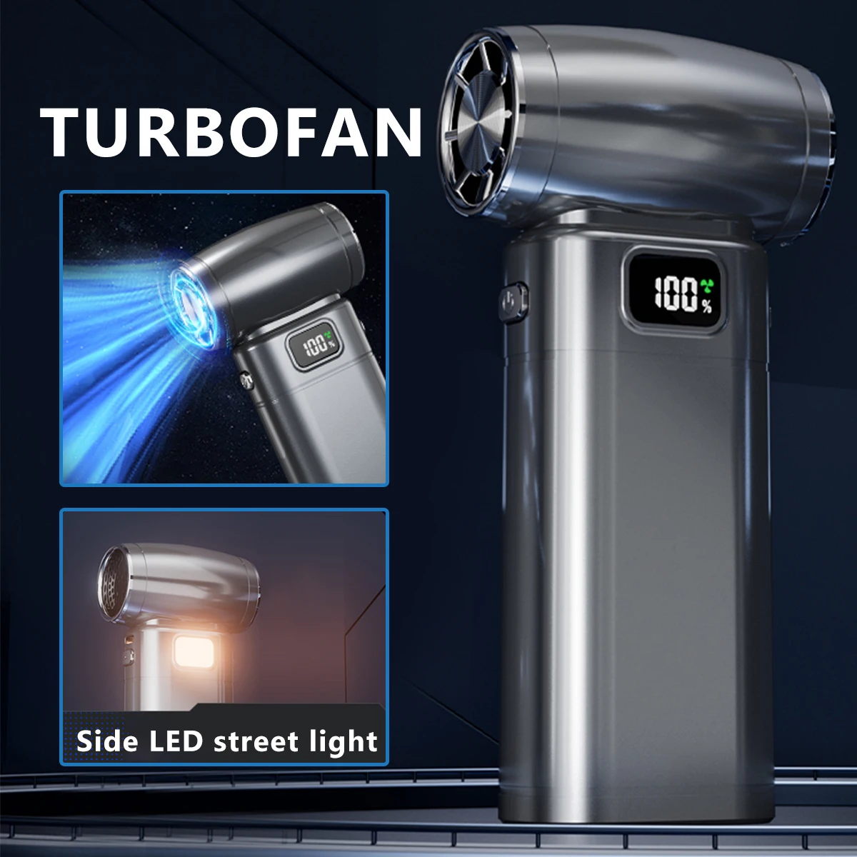 توربو مروحة جت توربو منفاخ نفاث فرش مكنسة كهربائية منفاخ للكمبيوتر/لوحة المفاتيح/المنزل/السيارة تنظيف منفضة الهواء منفاخ شحن USB #1