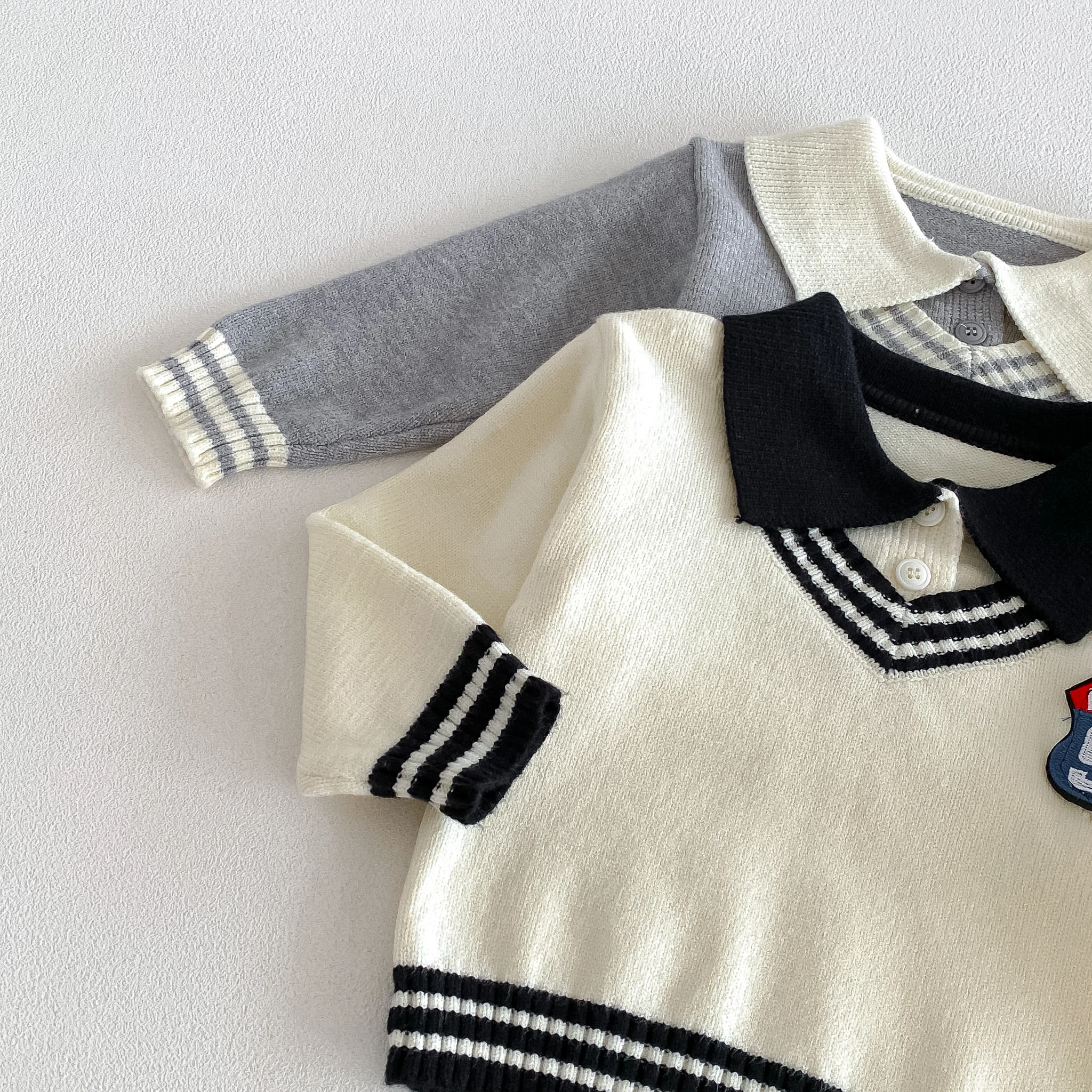 2026 Herbst Neuankunft Stilvolles und Trendiges Set für Jungen - Modischer Strickpullover und Hose für Babyjungen – Detail 7